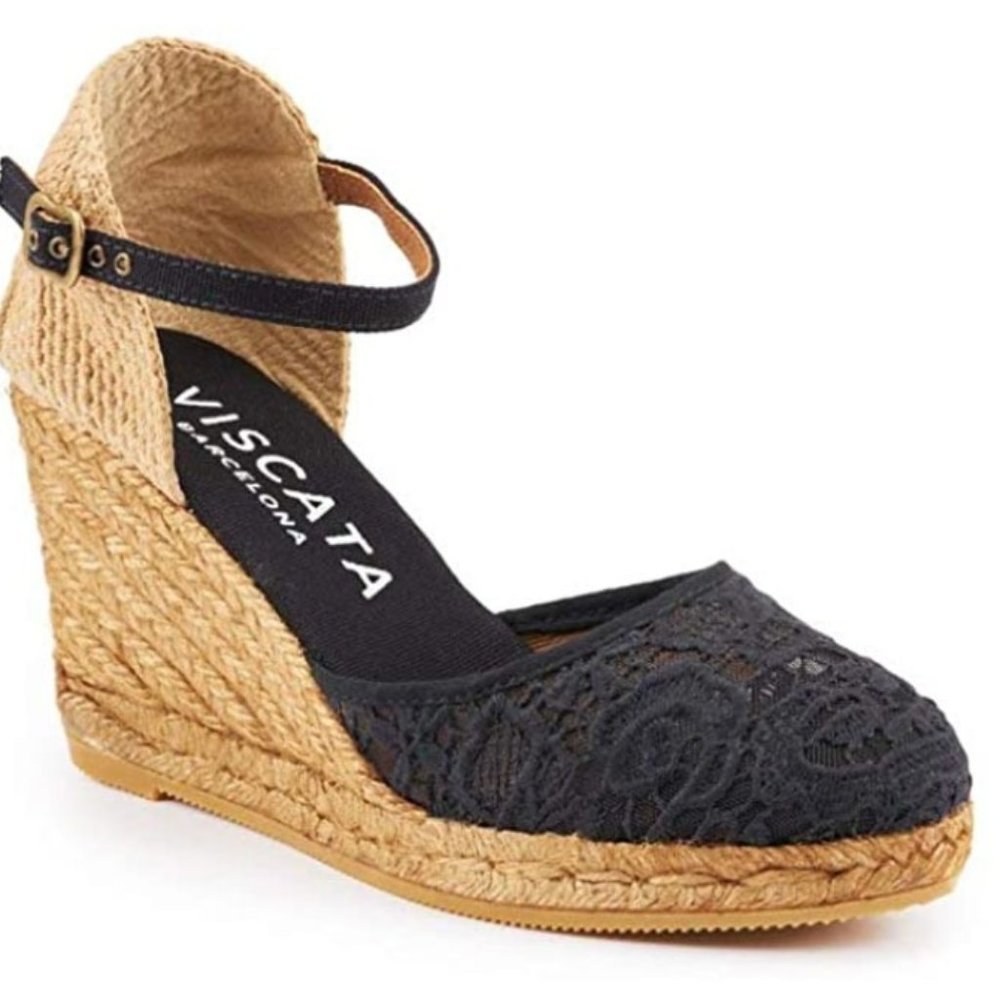 VISCATA Barcelona Satuna - Crochet Black EU36
